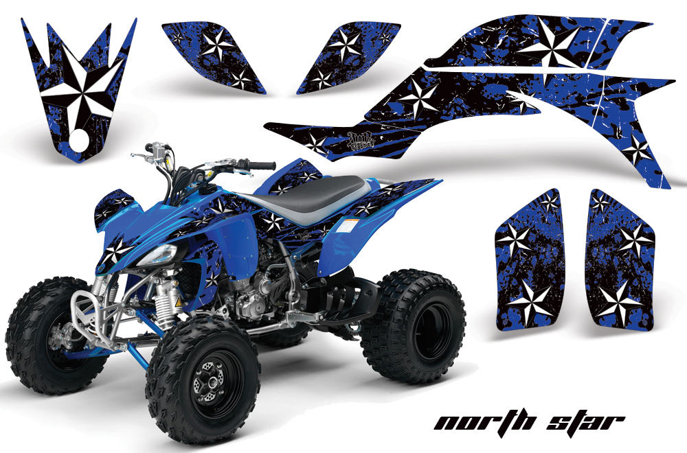 Yamaha YFZ450 04-08 Graphics Northstar blue